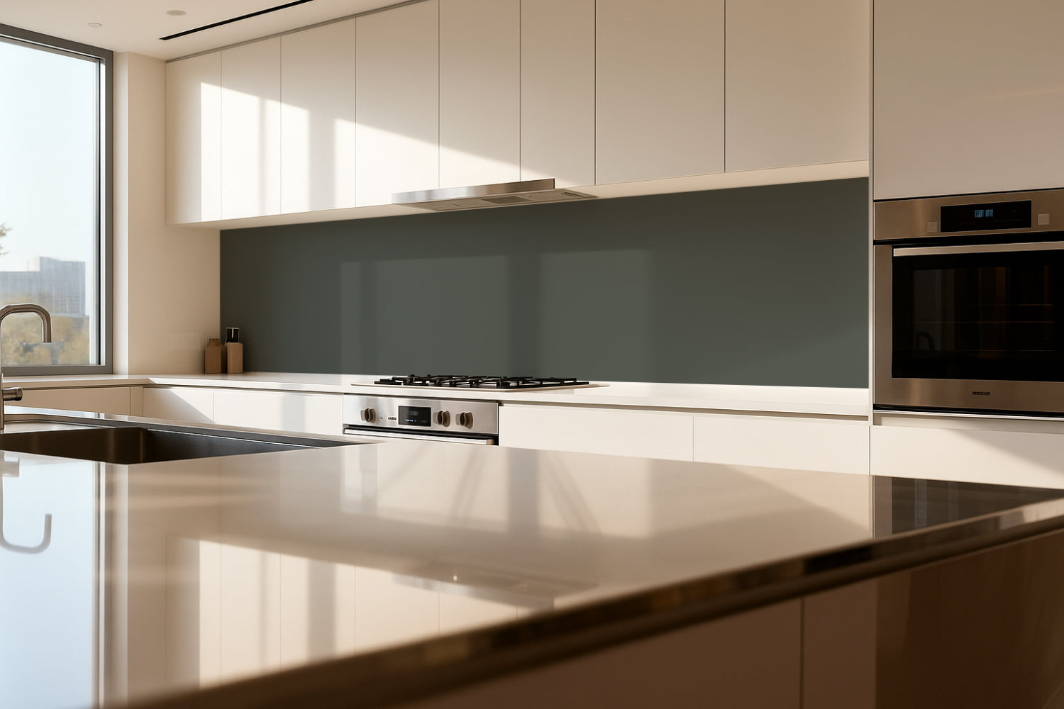 Küchenrückwand Einfarbig