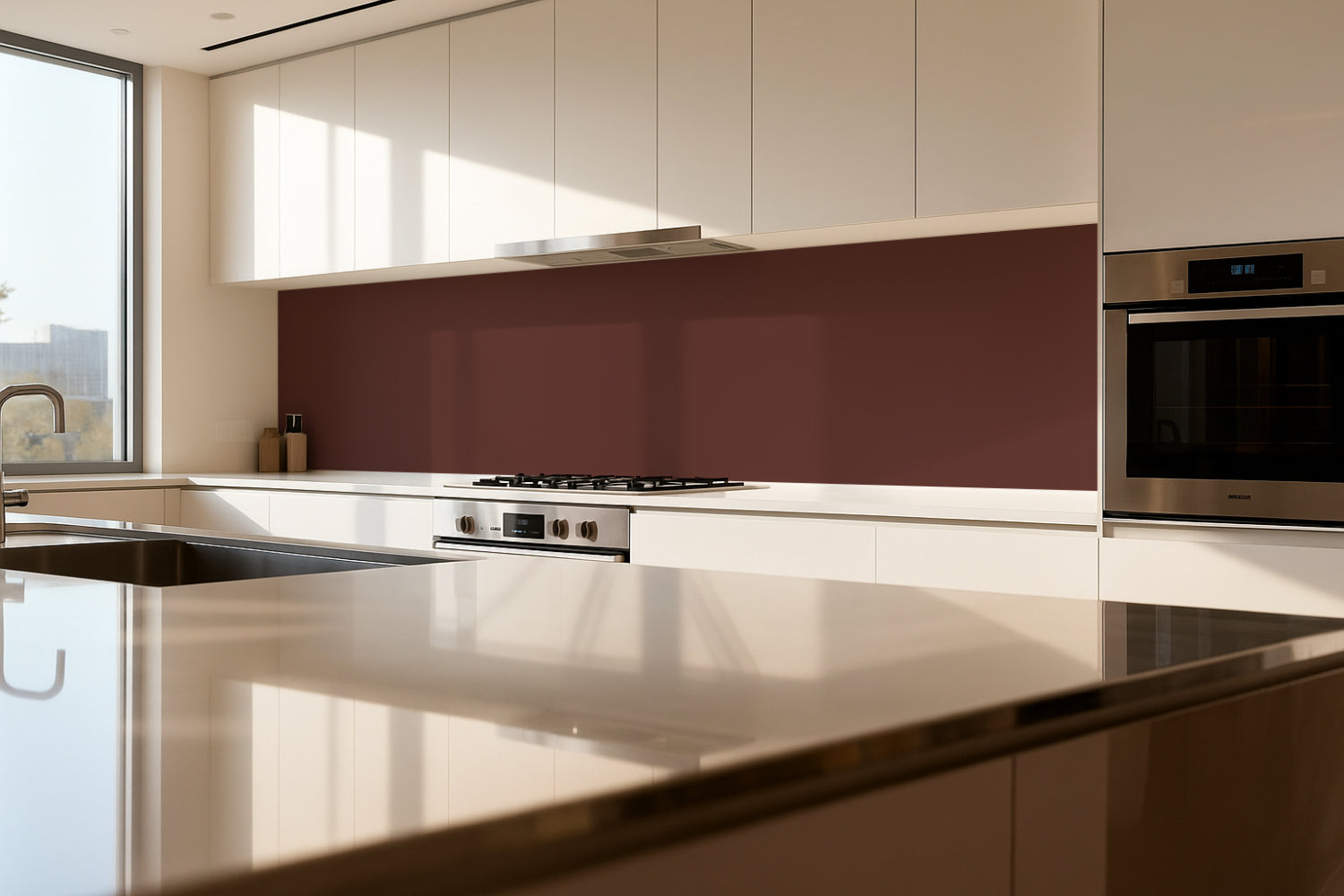 Küchenrückwand Einfarbig