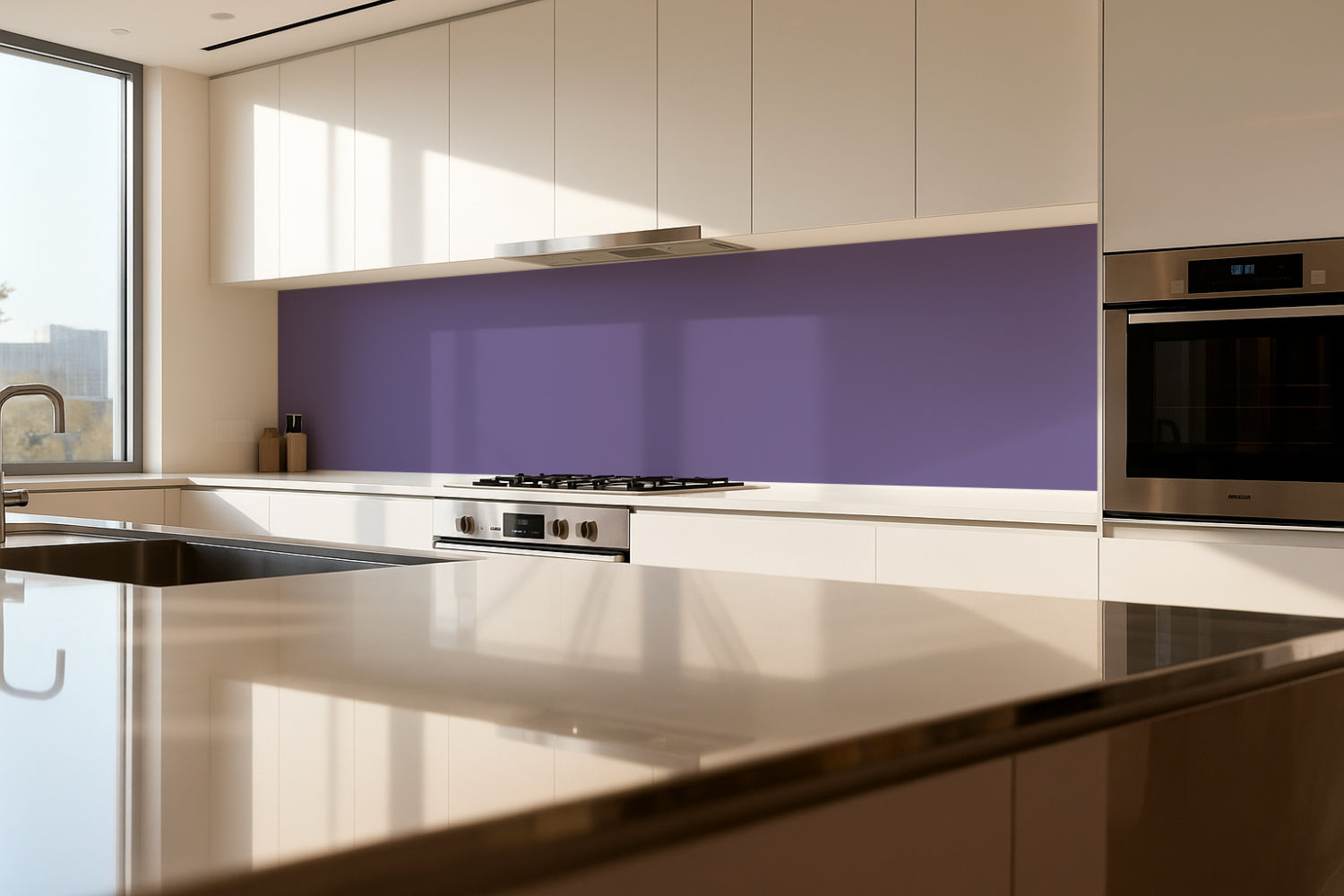 Küchenrückwand Einfarbig