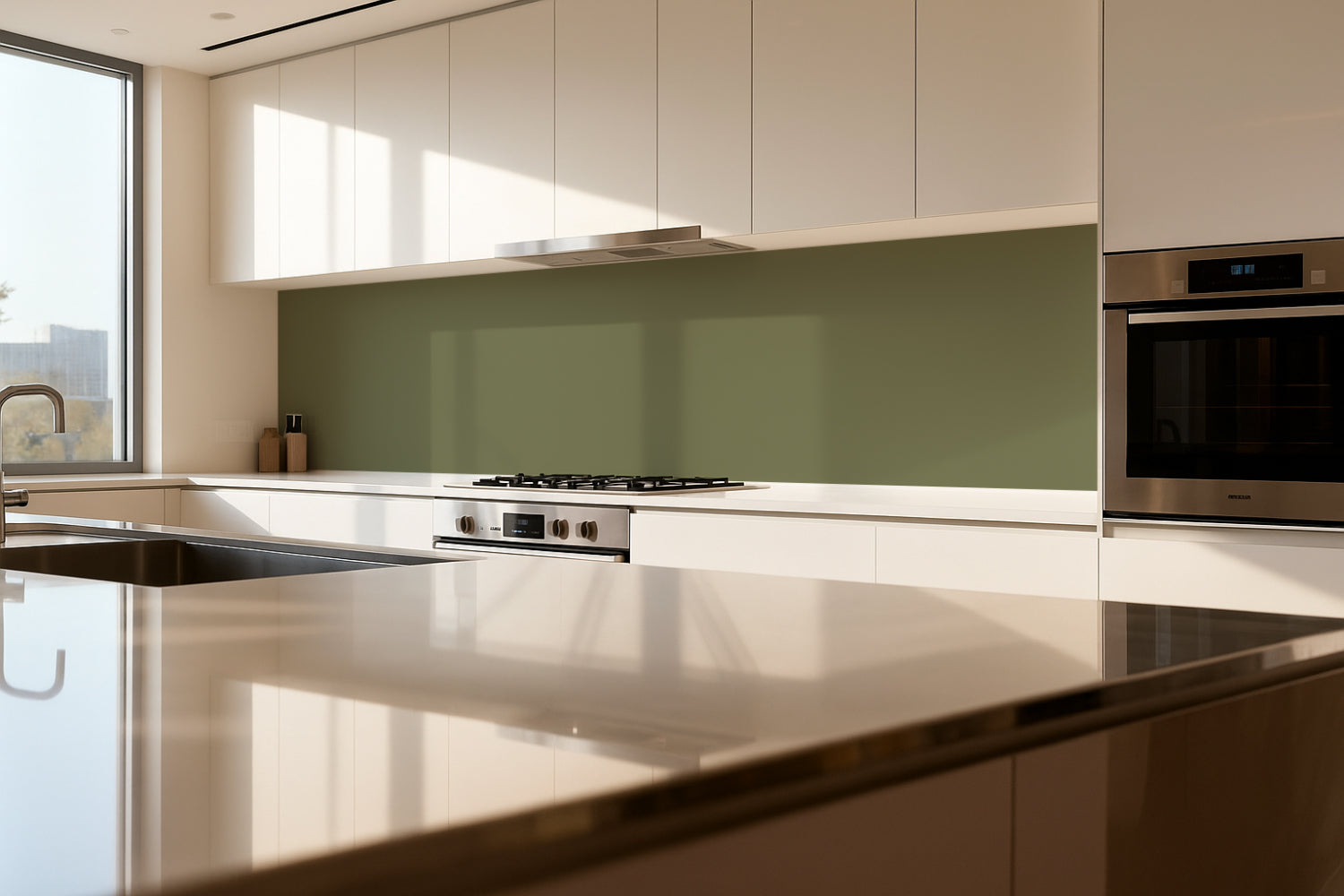 Küchenrückwand Einfarbig