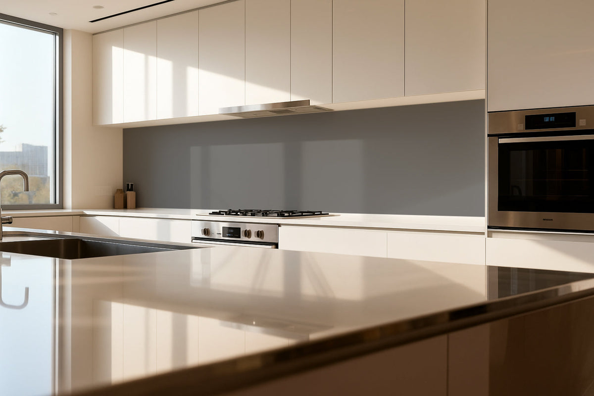 Spritzschutz Küche Einfarbig RAL 9023 Perldunkelgrau