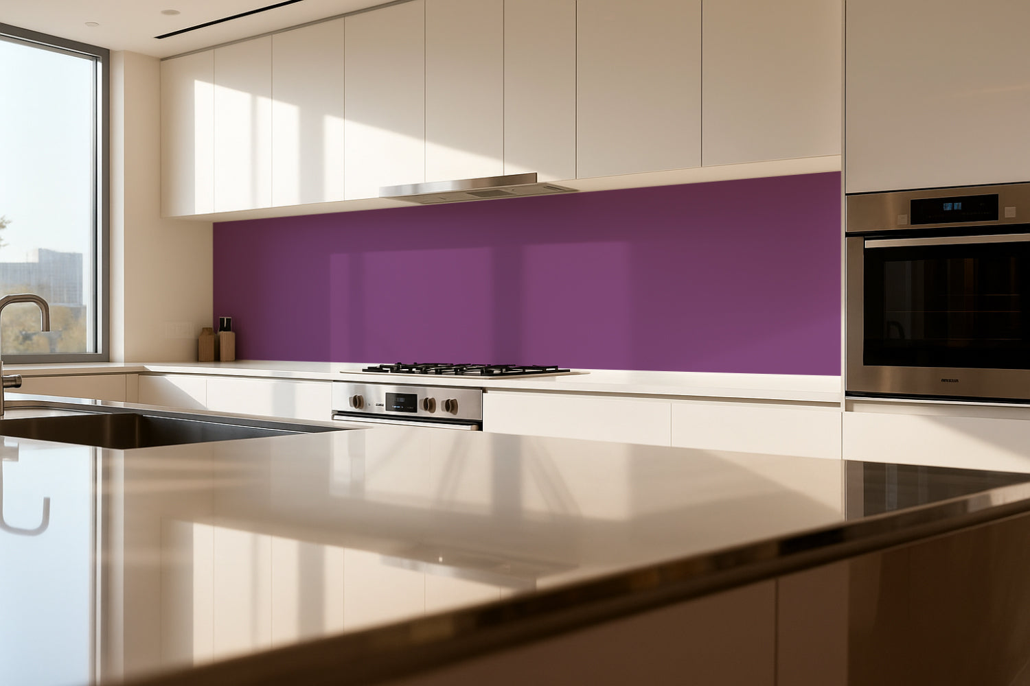 Küchenrückwand Einfarbig