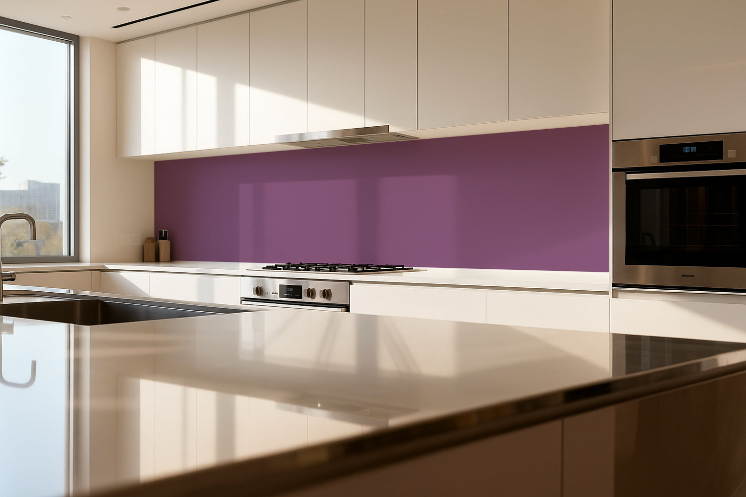 Küchenrückwand Einfarbig