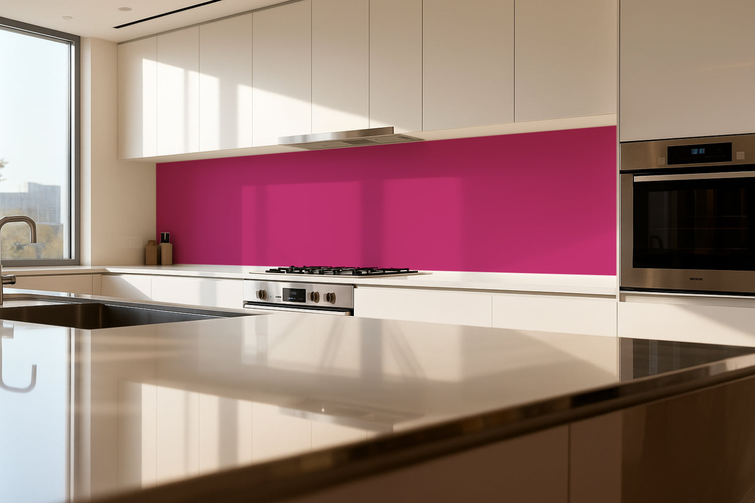 Küchenrückwand Einfarbig