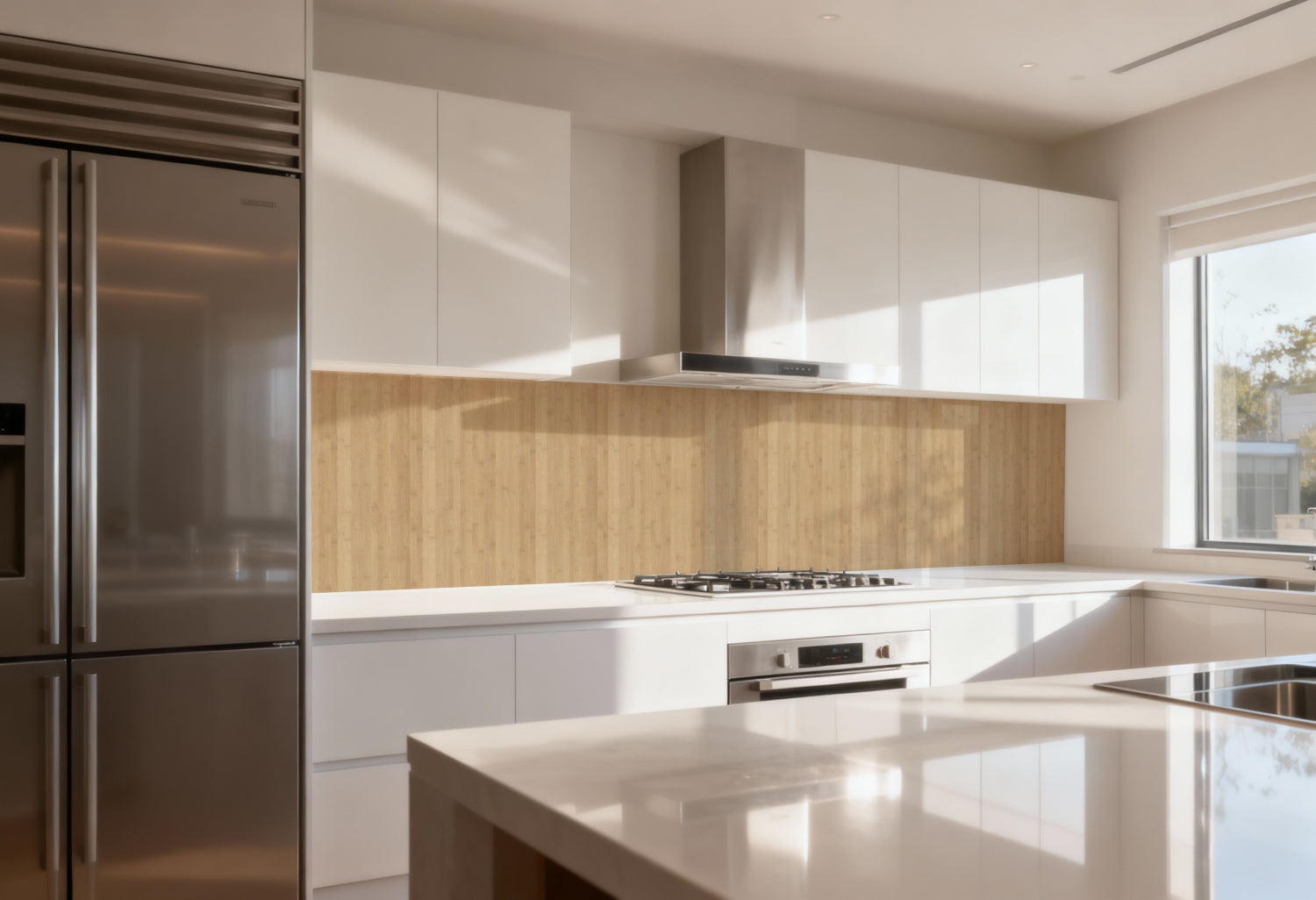 Küchenrückwand Holzoptik