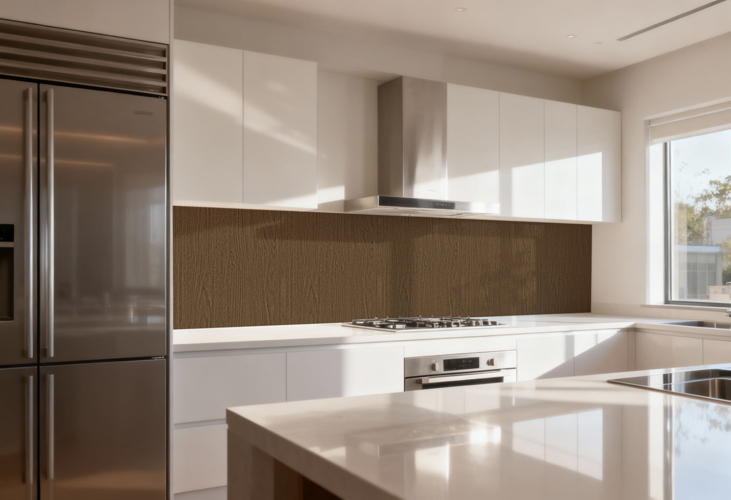 Küchenrückwand Holzoptik