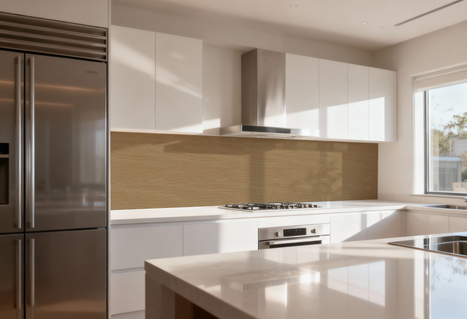 Küchenrückwand Holzoptik