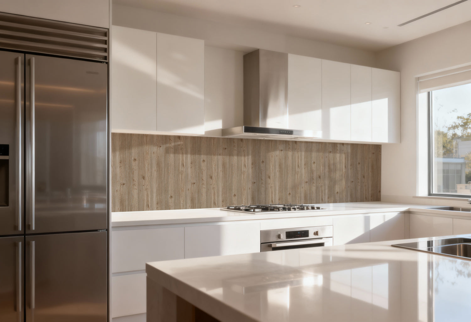 Küchenrückwand Holzoptik