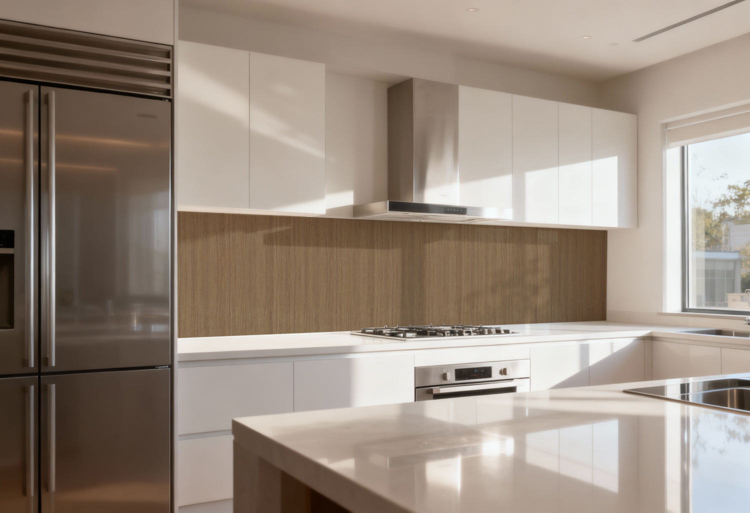 Küchenrückwand Holzoptik