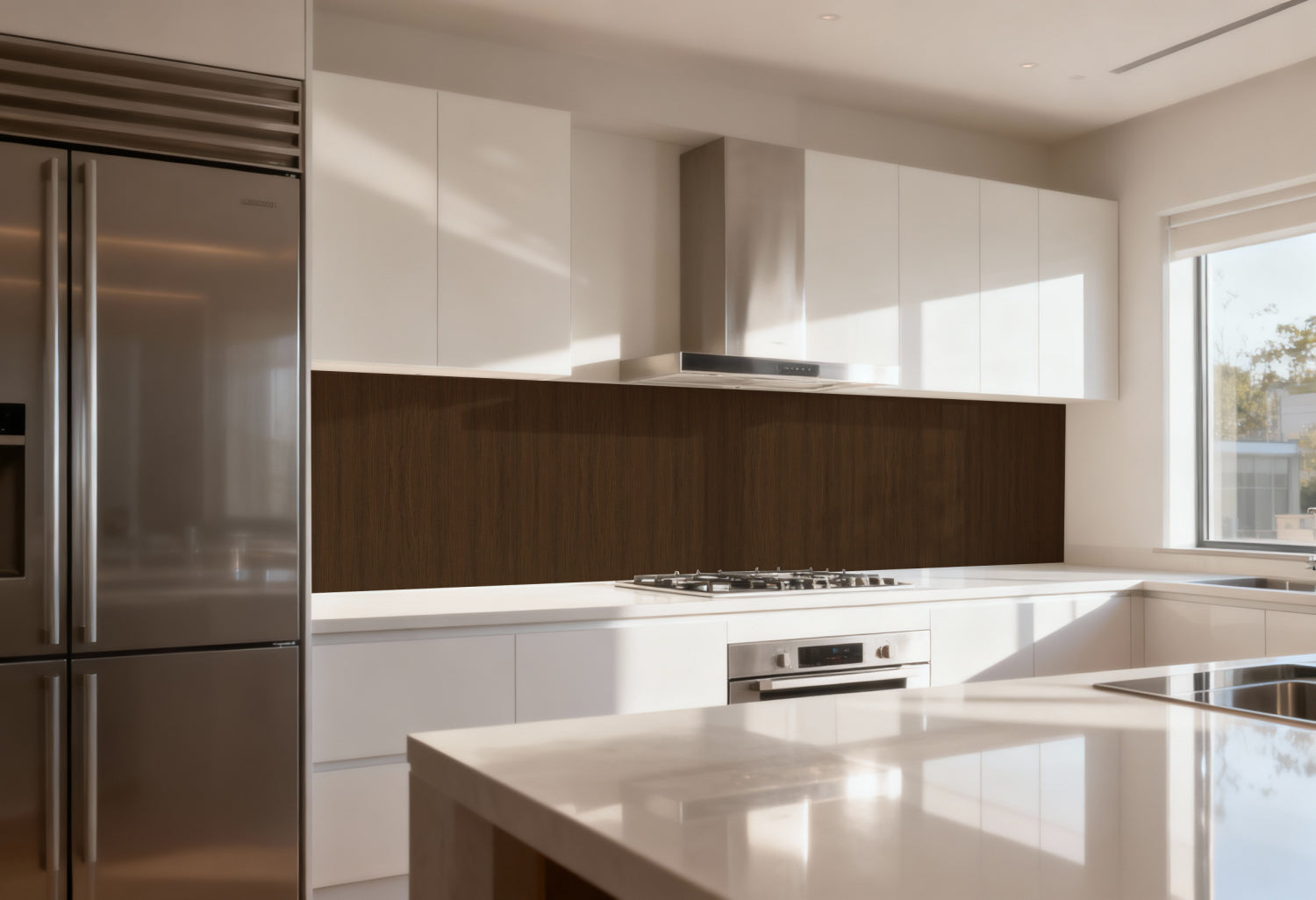 Küchenrückwand Holzoptik