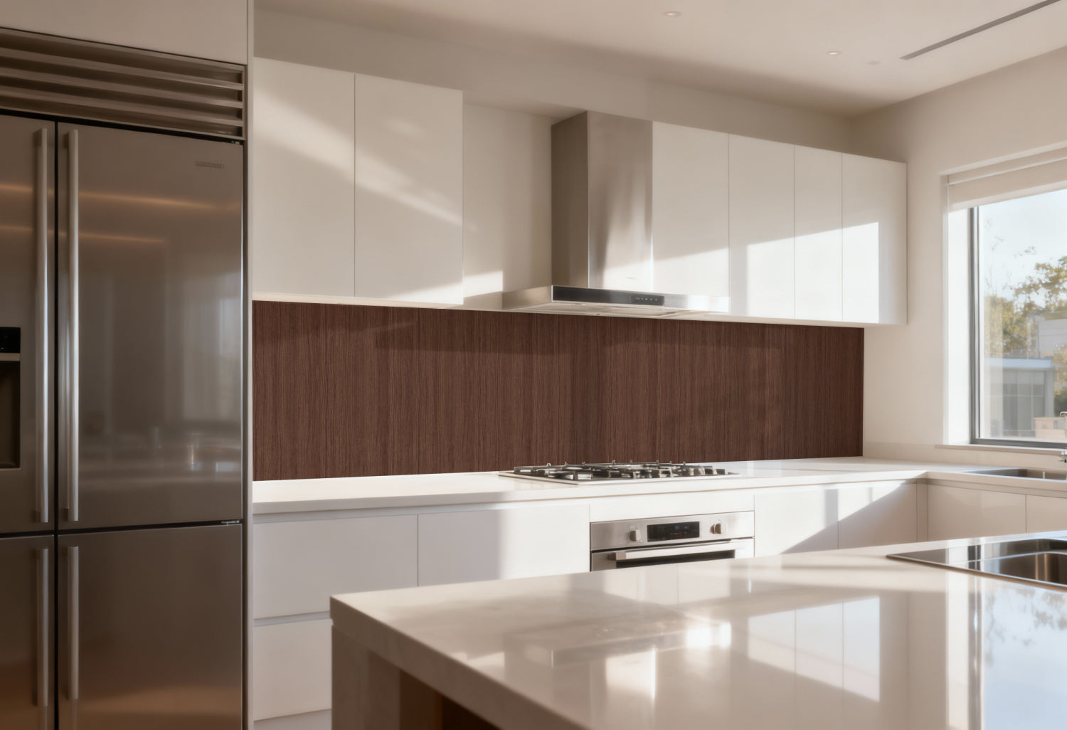 Küchenrückwand Holzoptik