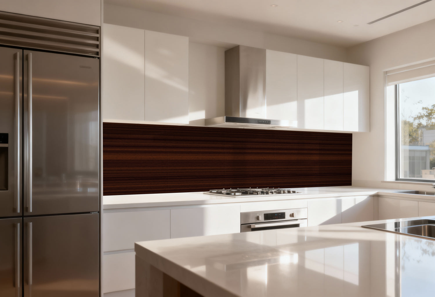 Küchenrückwand Holzoptik