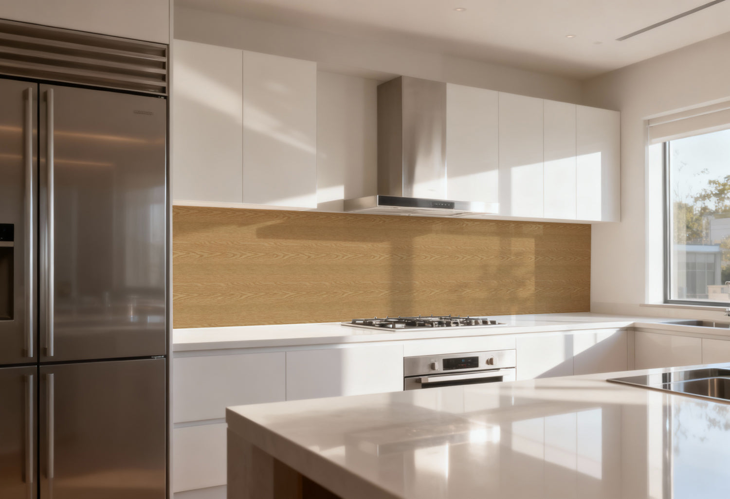 Küchenrückwand Holzoptik