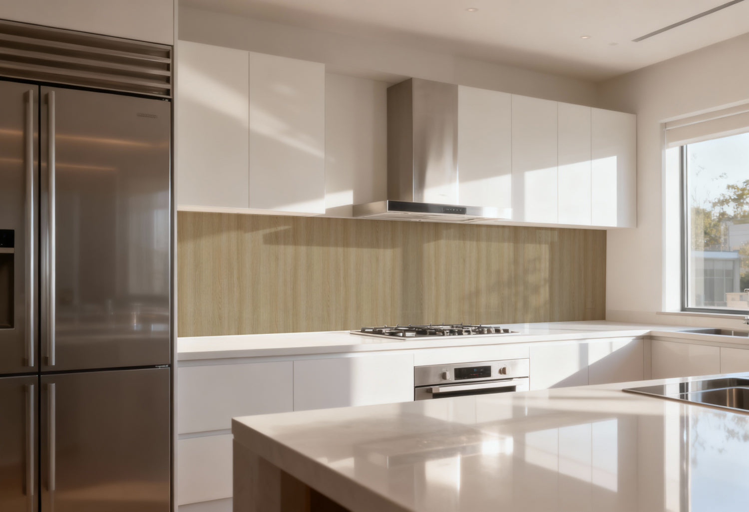 Küchenrückwand Holzoptik