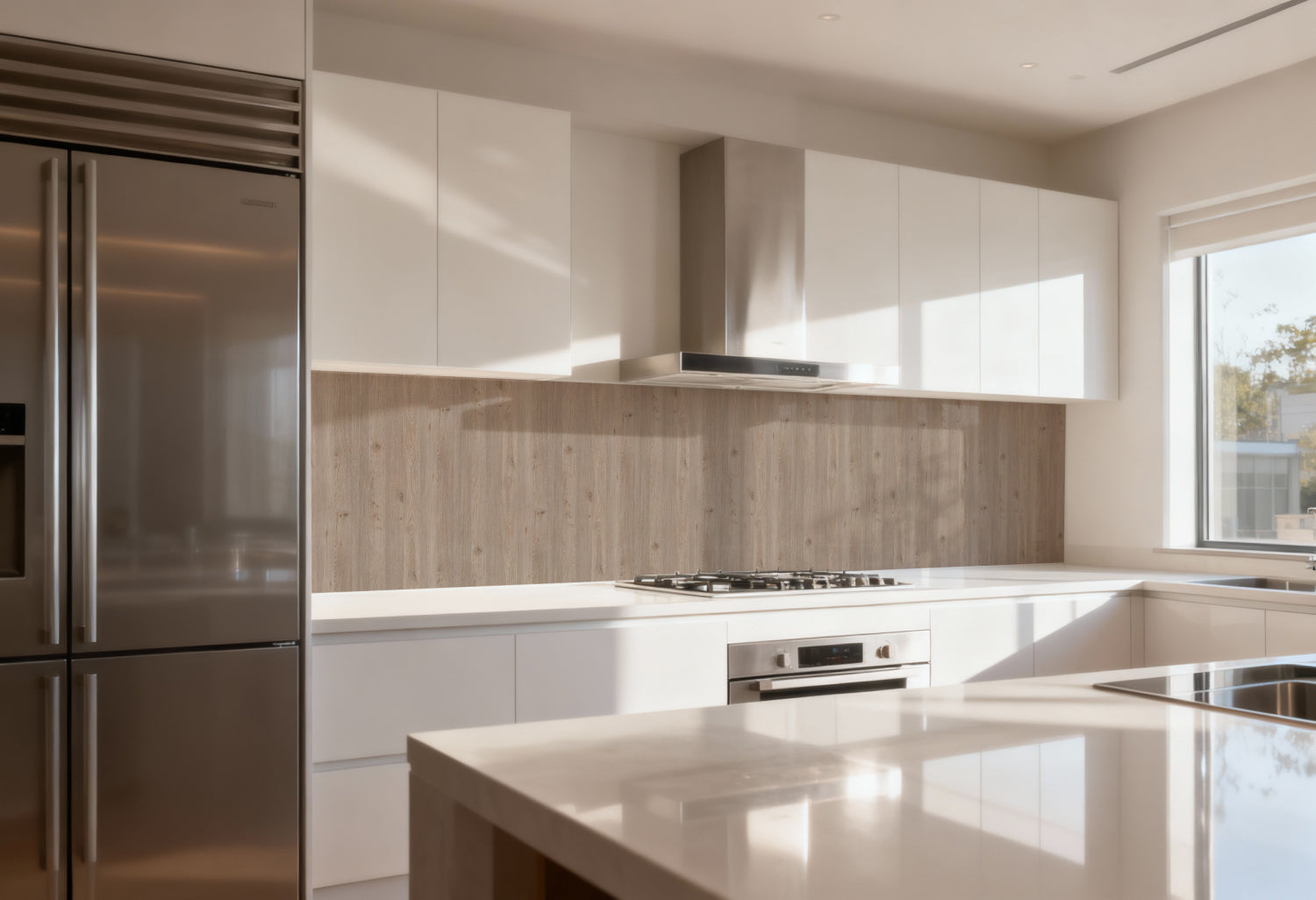 Küchenrückwand Holzoptik