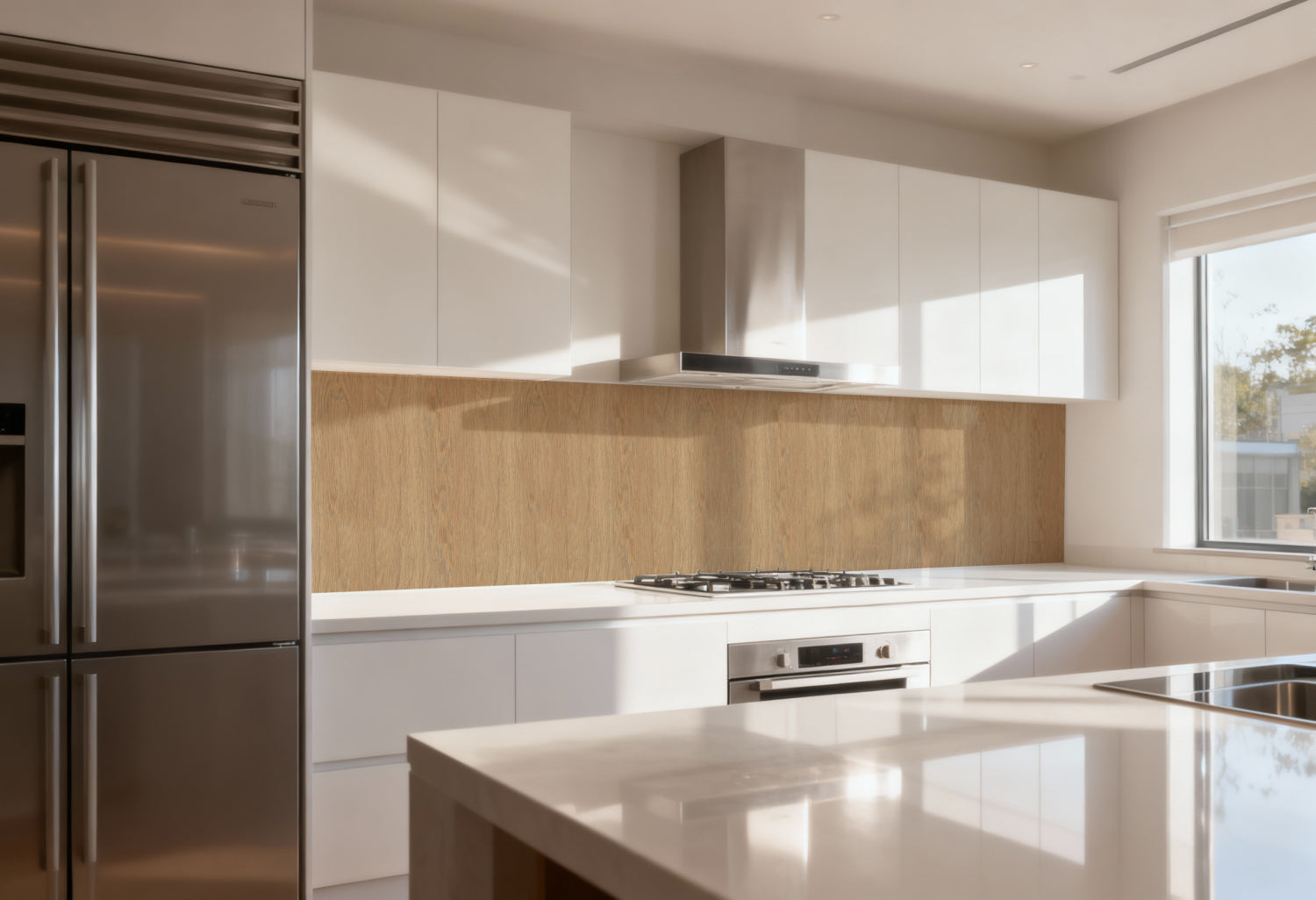 Küchenrückwand Holzoptik