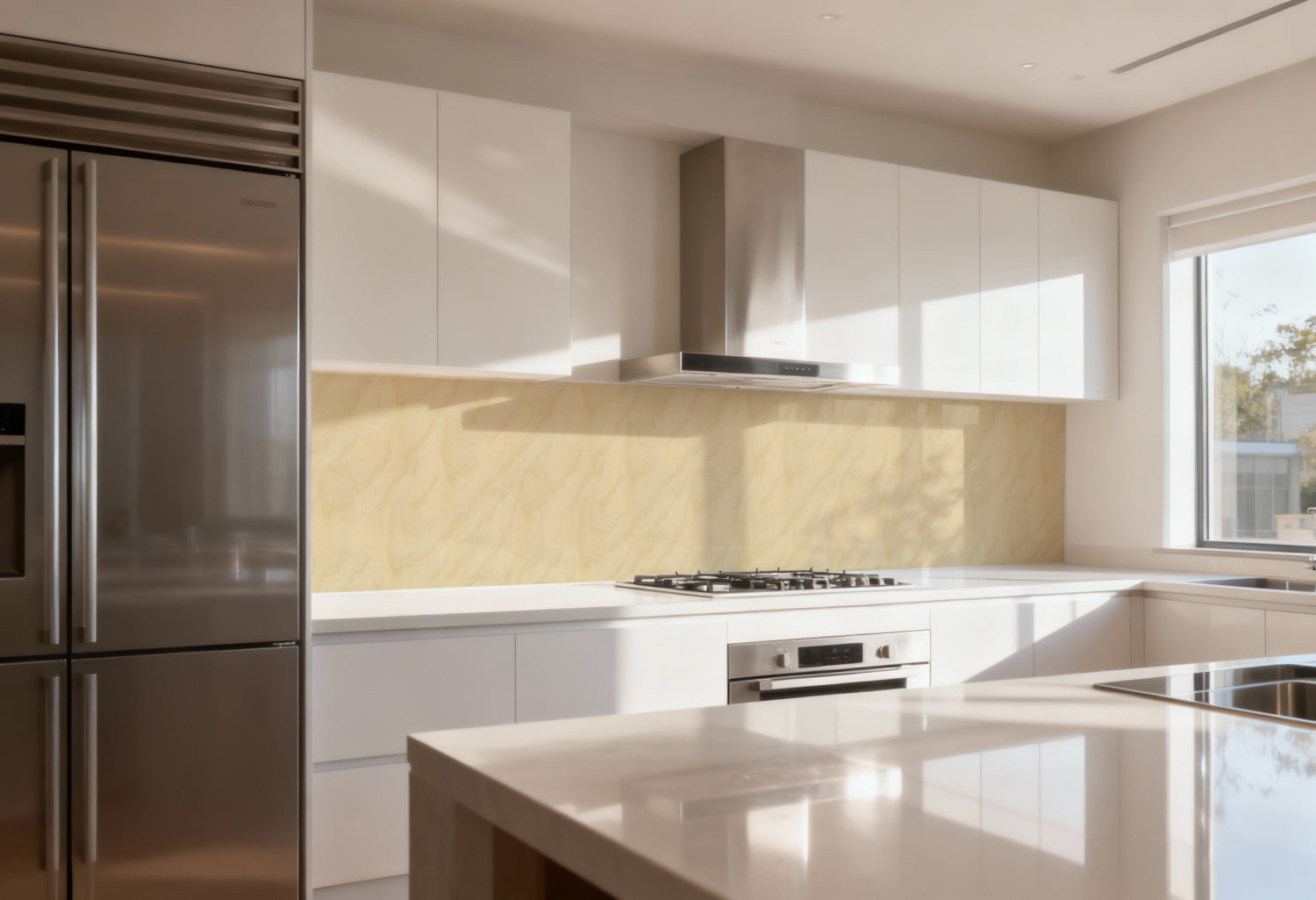 Küchenrückwand Holzoptik