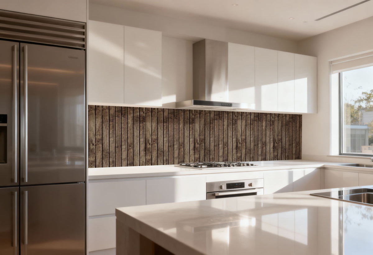 Küchenrückwand Holzoptik