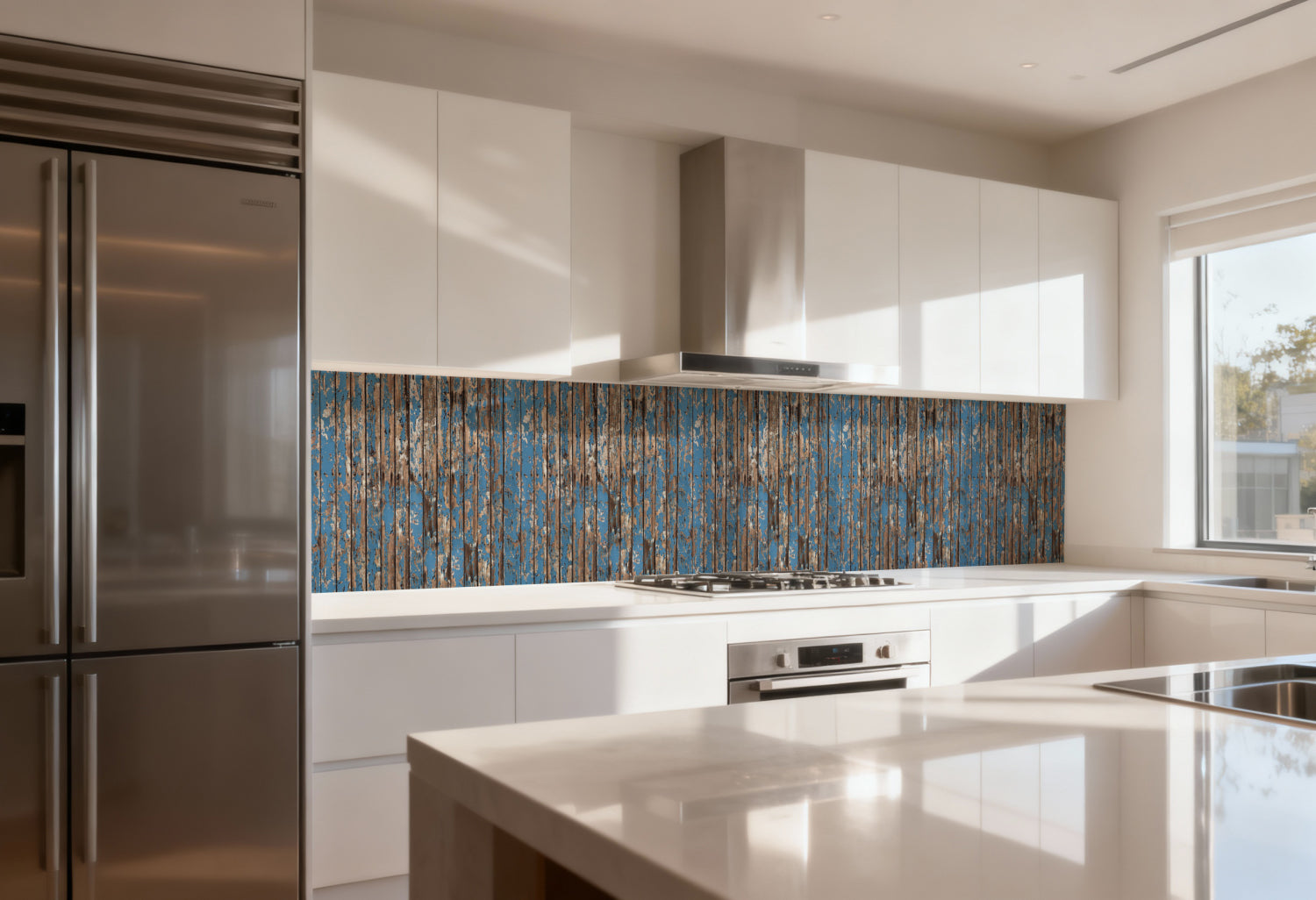 Küchenrückwand Holzoptik