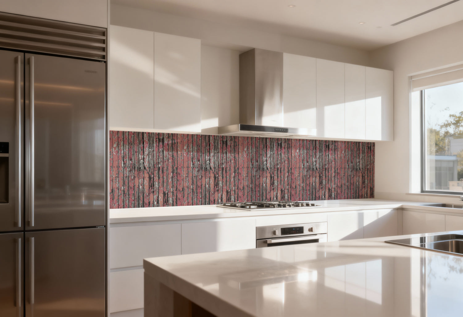 Küchenrückwand Holzoptik