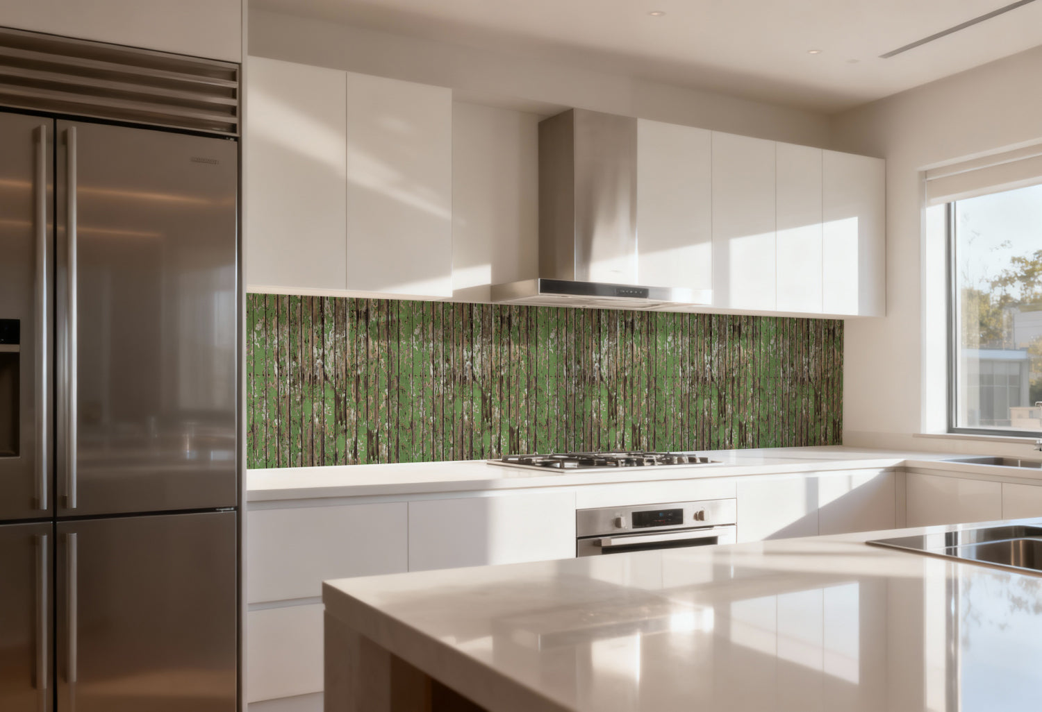 Küchenrückwand Holzoptik