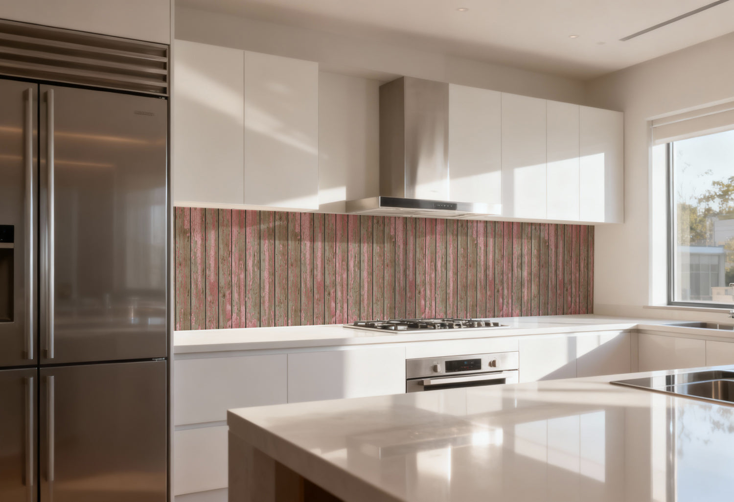 Küchenrückwand Holzoptik