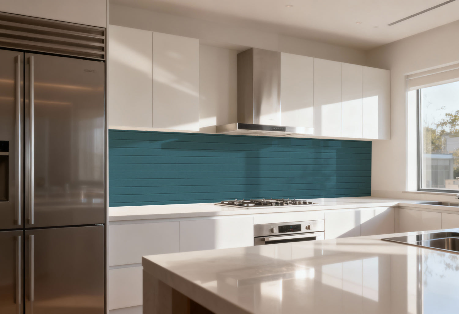 Küchenrückwand Holzoptik