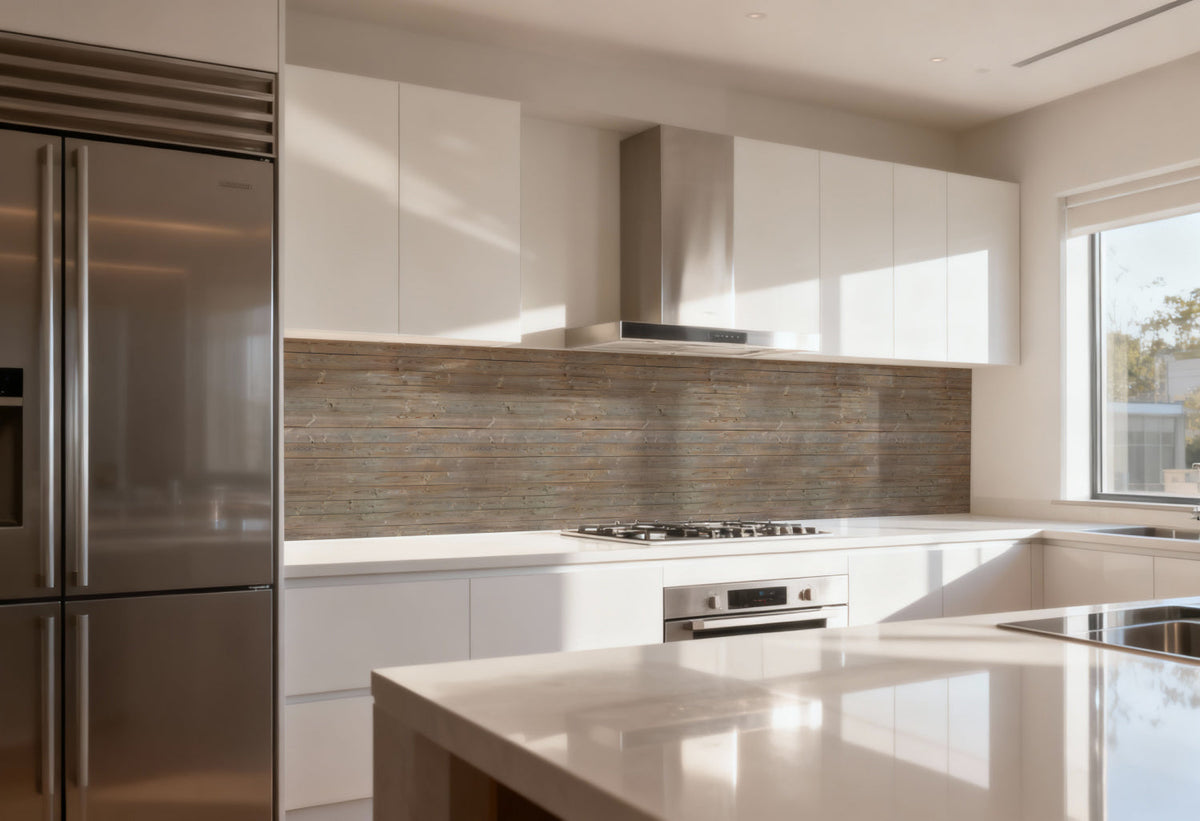 Küchenrückwand Holzoptik