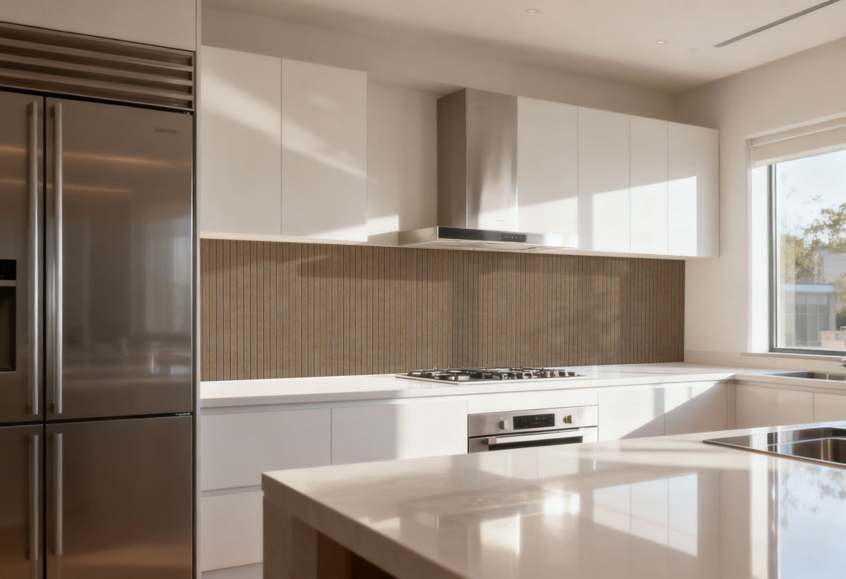 Küchenrückwand Holzoptik