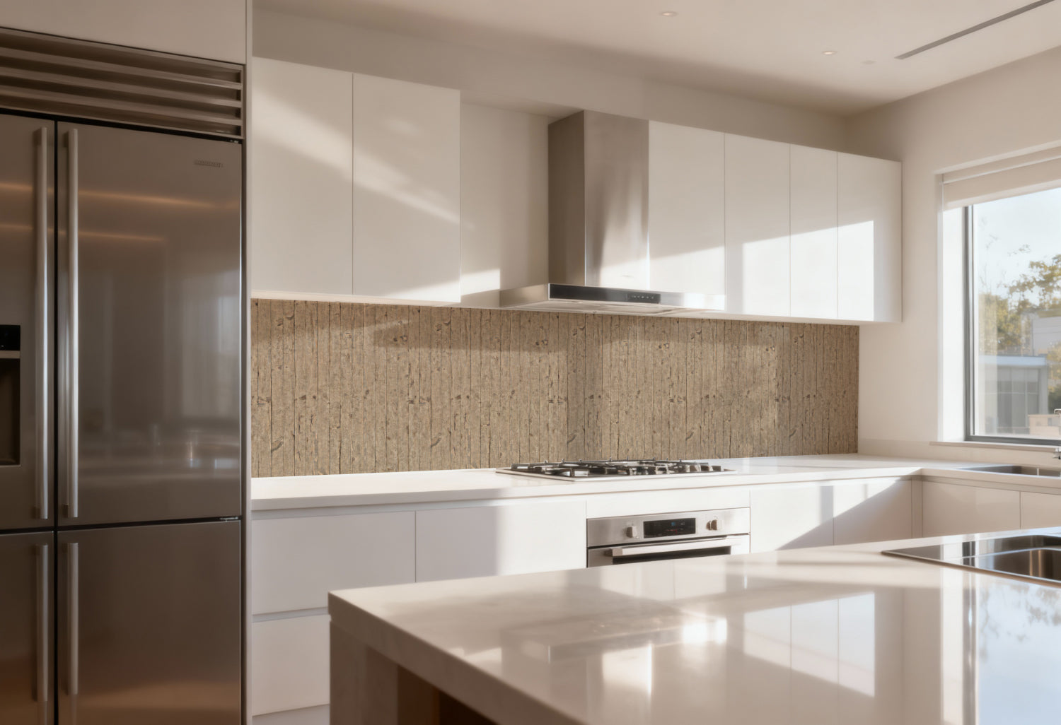 Küchenrückwand Holzoptik