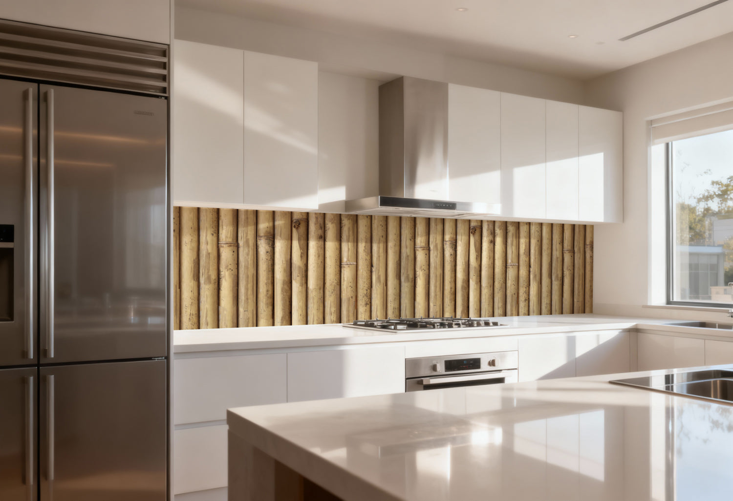 Küchenrückwand Holzoptik