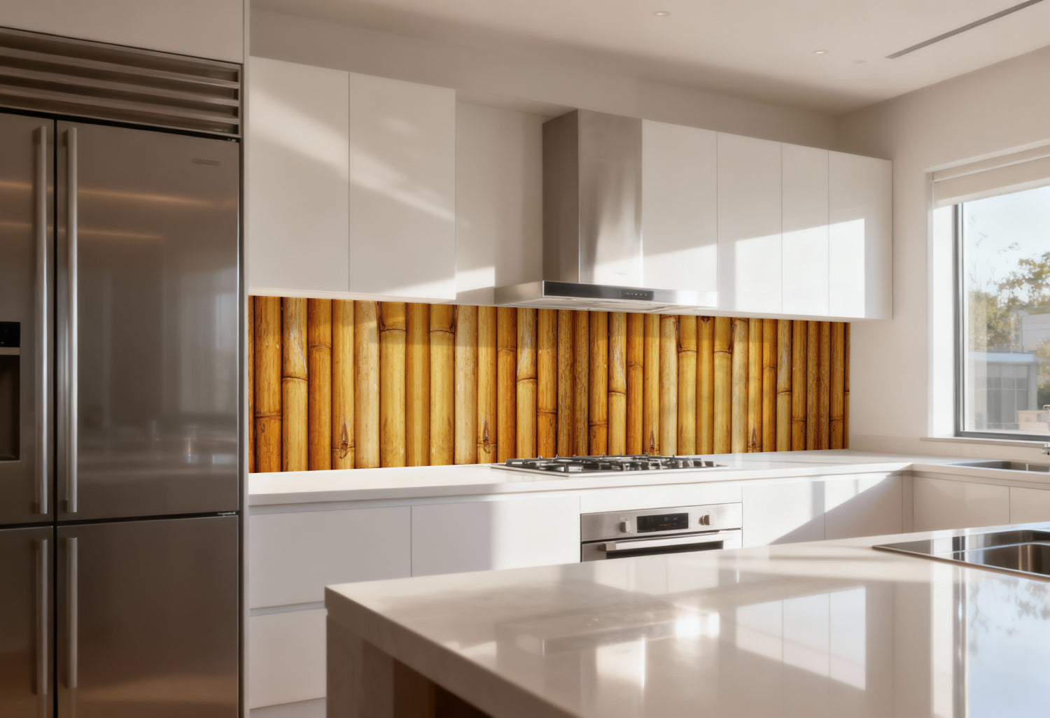 Küchenrückwand Holzoptik