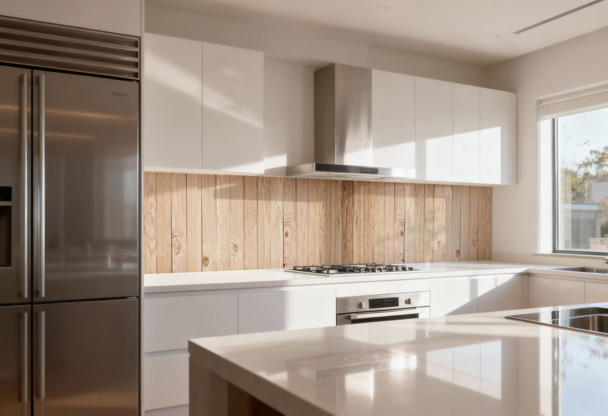 Küchenrückwand Holzoptik