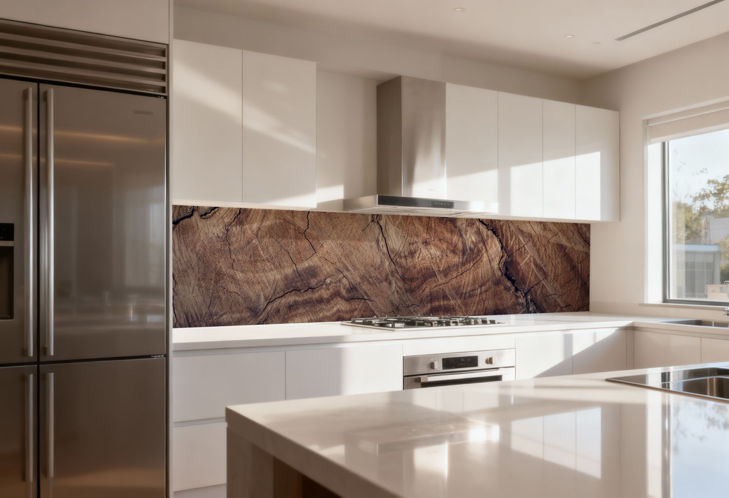 Küchenrückwand Holzoptik