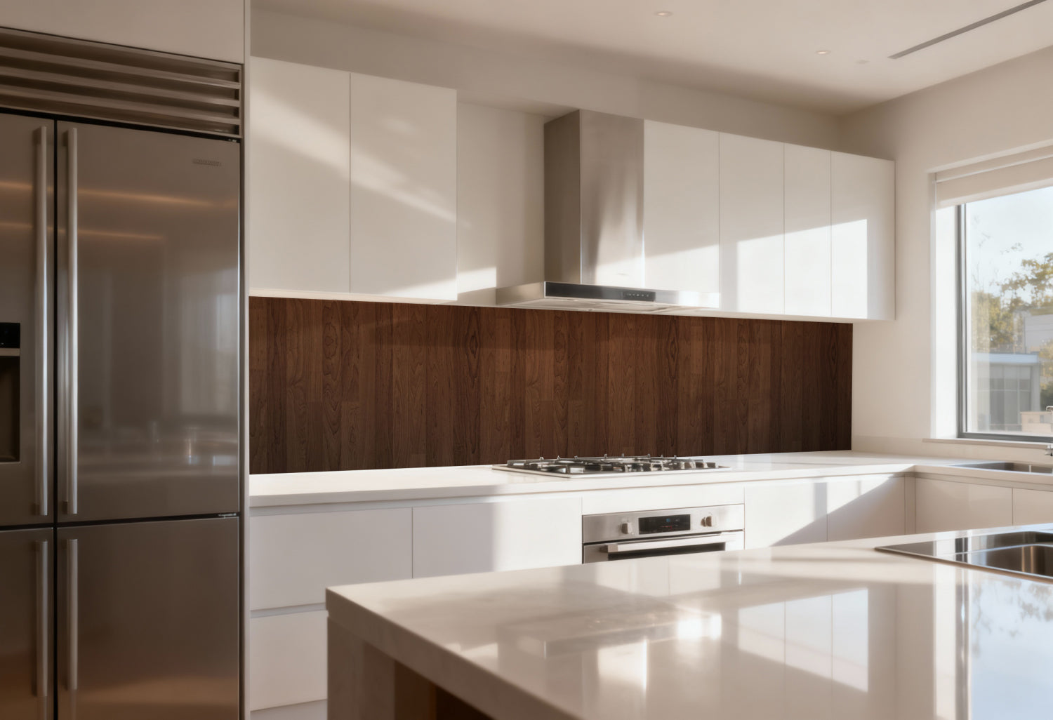 Küchenrückwand Holzoptik