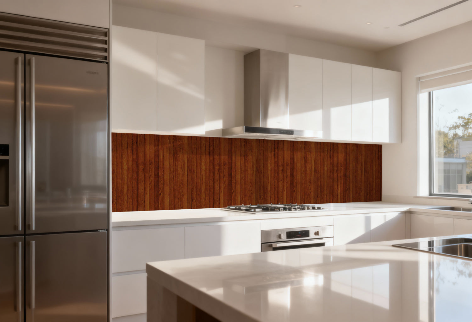 Küchenrückwand Holzoptik