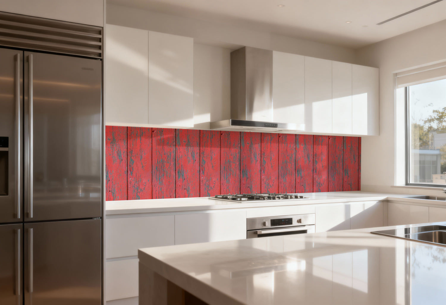 Küchenrückwand Holzoptik