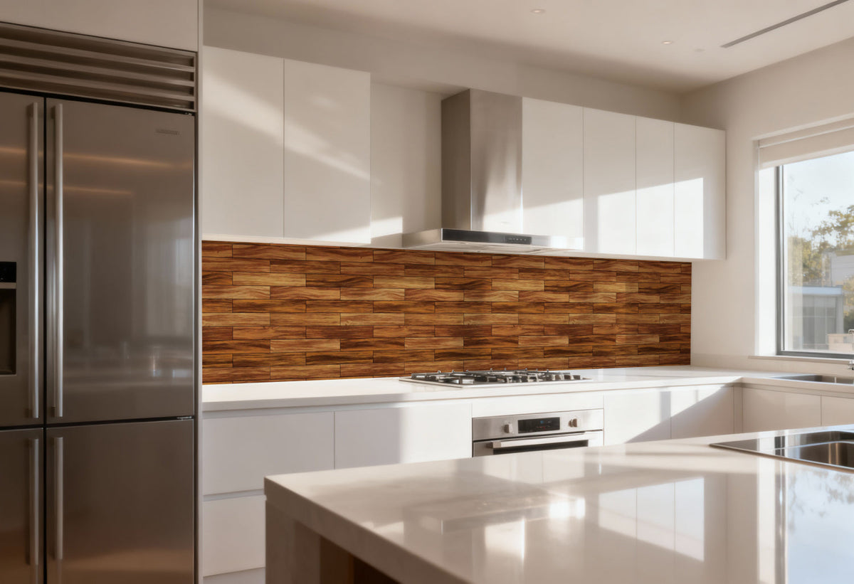 Küchenrückwand Holzoptik