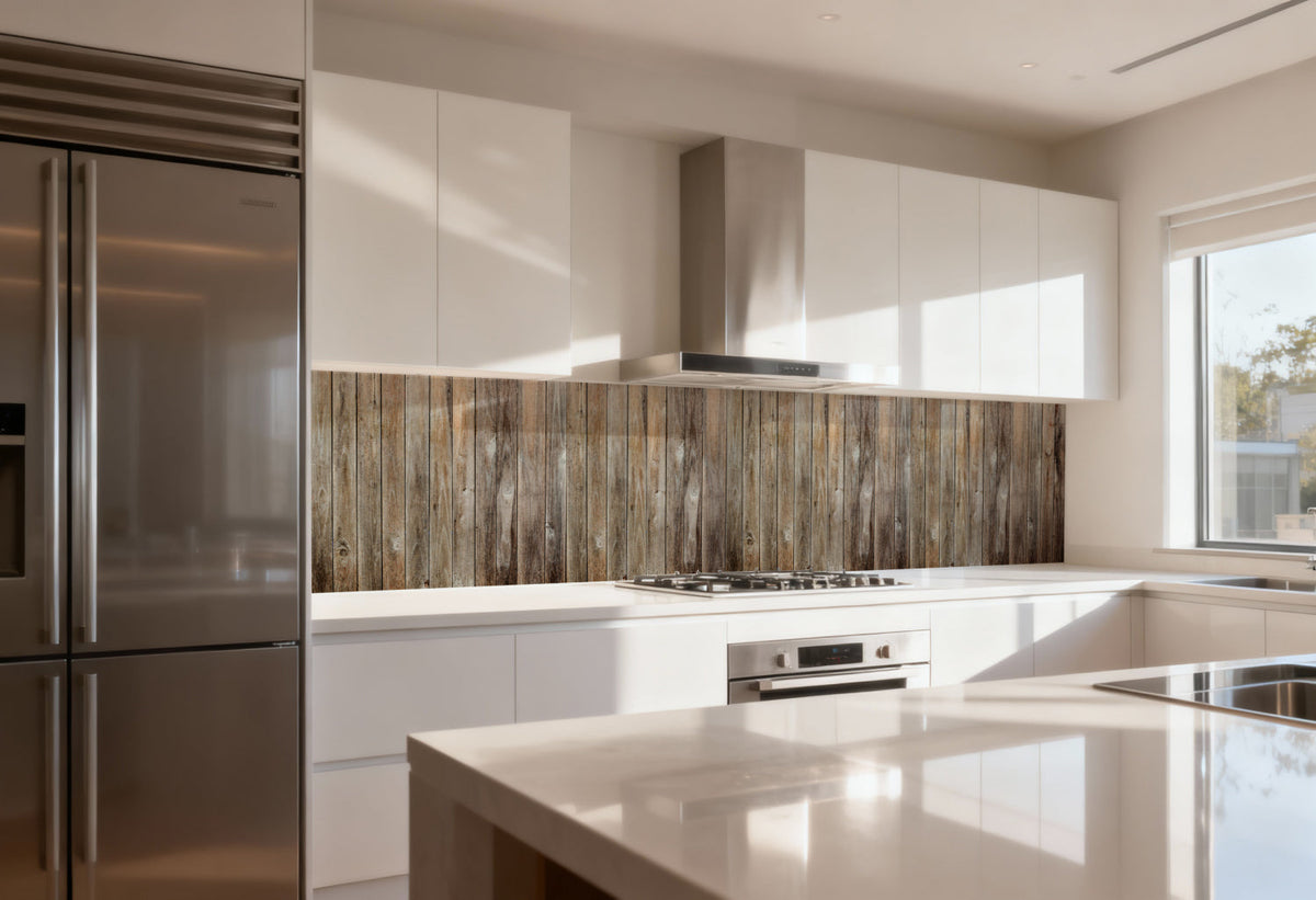 Küchenrückwand Holzoptik