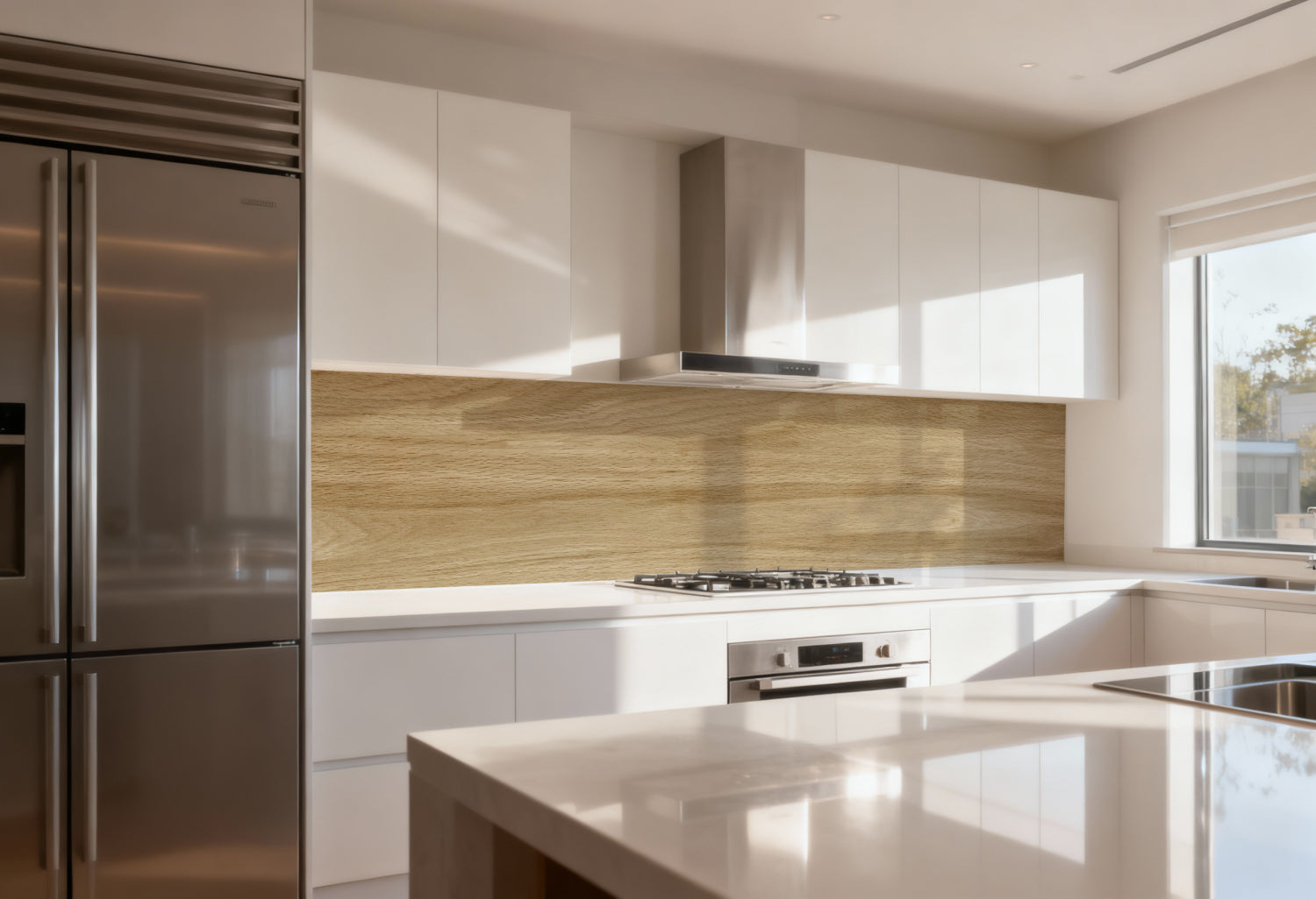 Küchenrückwand Holzoptik