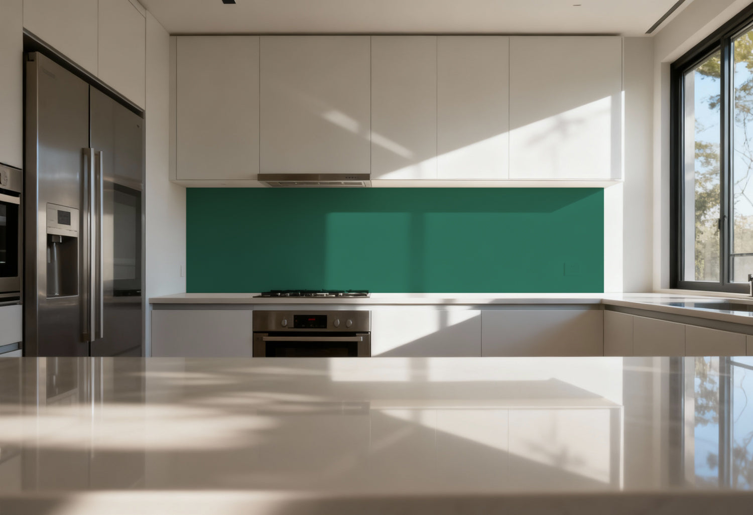 Küchenrückwand Einfarbig