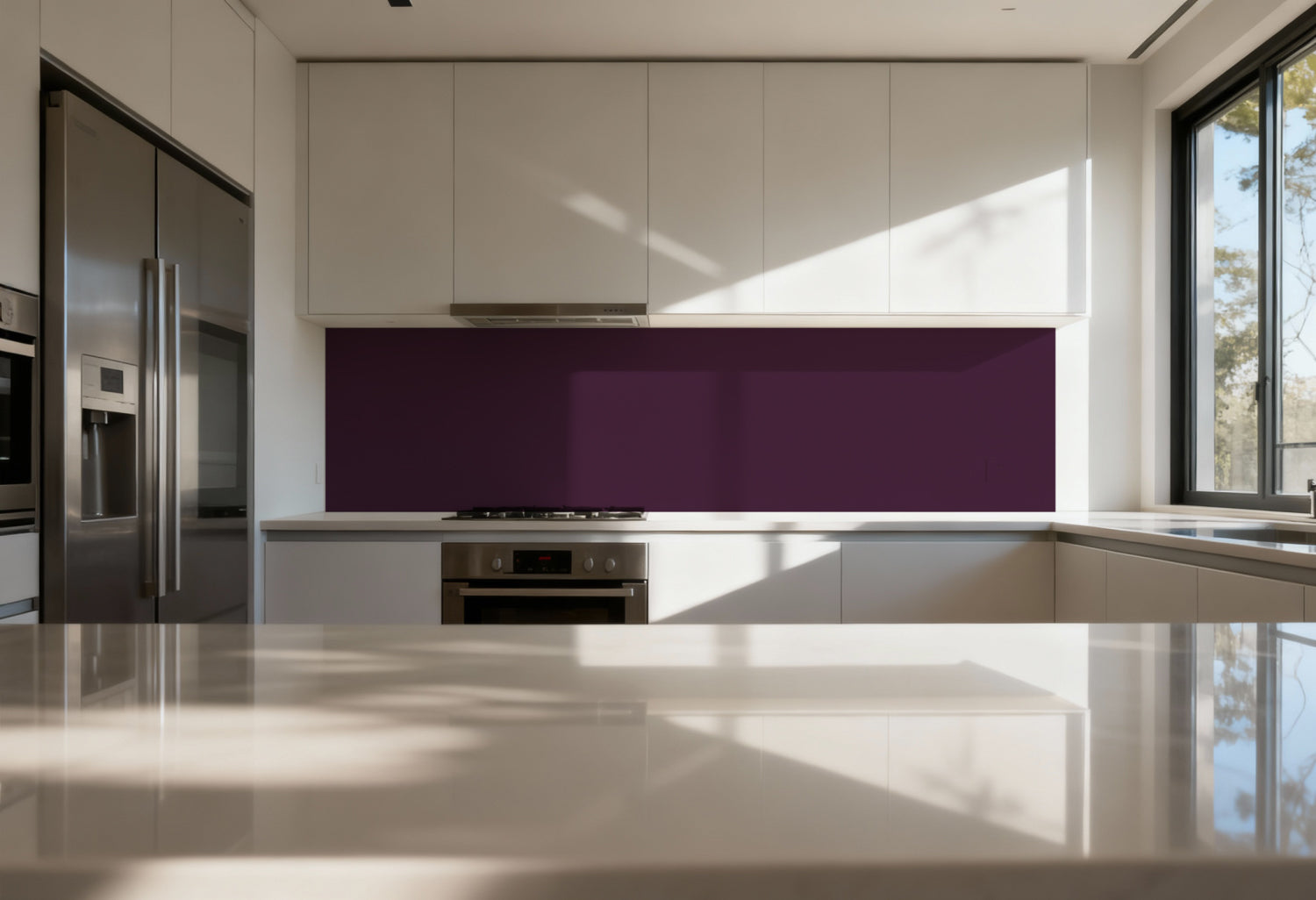 Küchenrückwand Einfarbig