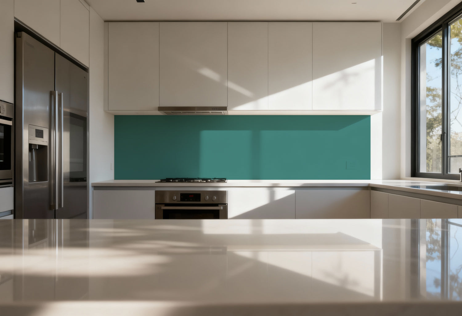 Küchenrückwand Einfarbig