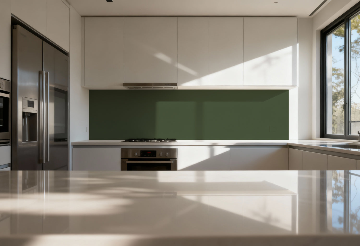 Küchenrückwand Einfarbig