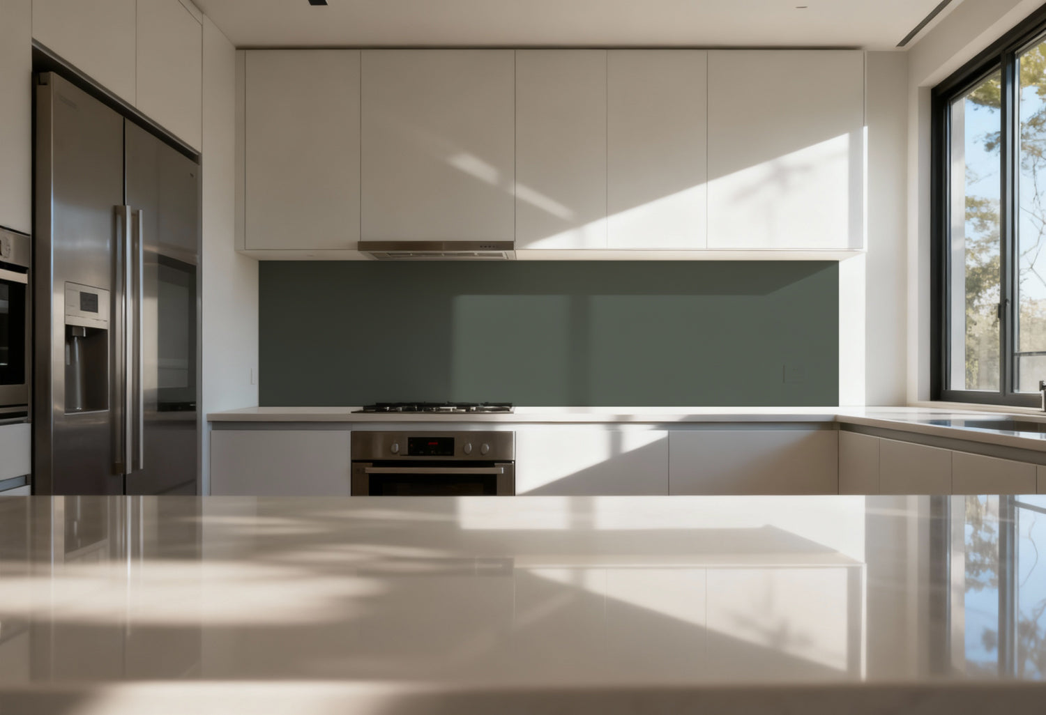 Küchenrückwand Einfarbig