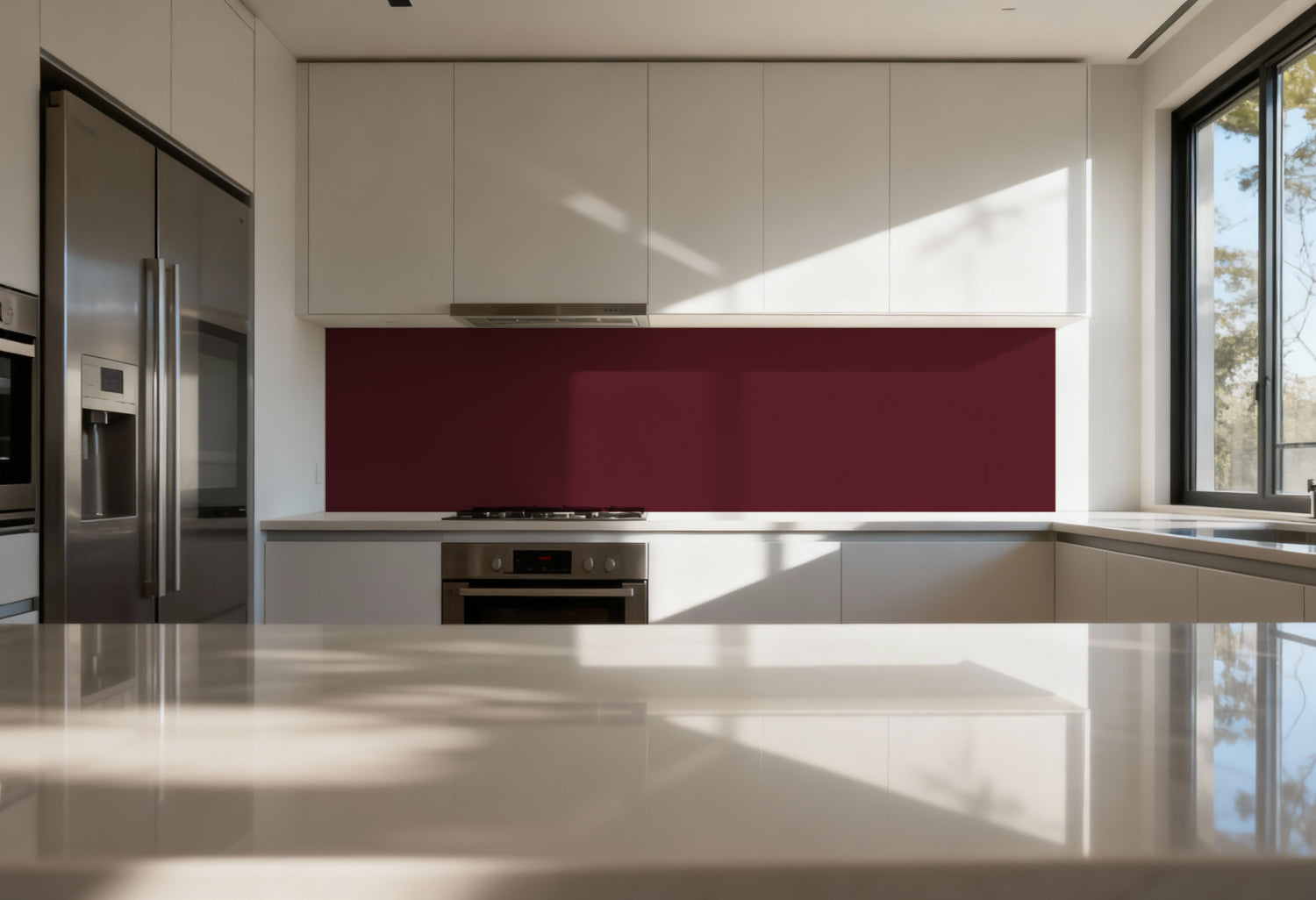 Küchenrückwand Einfarbig