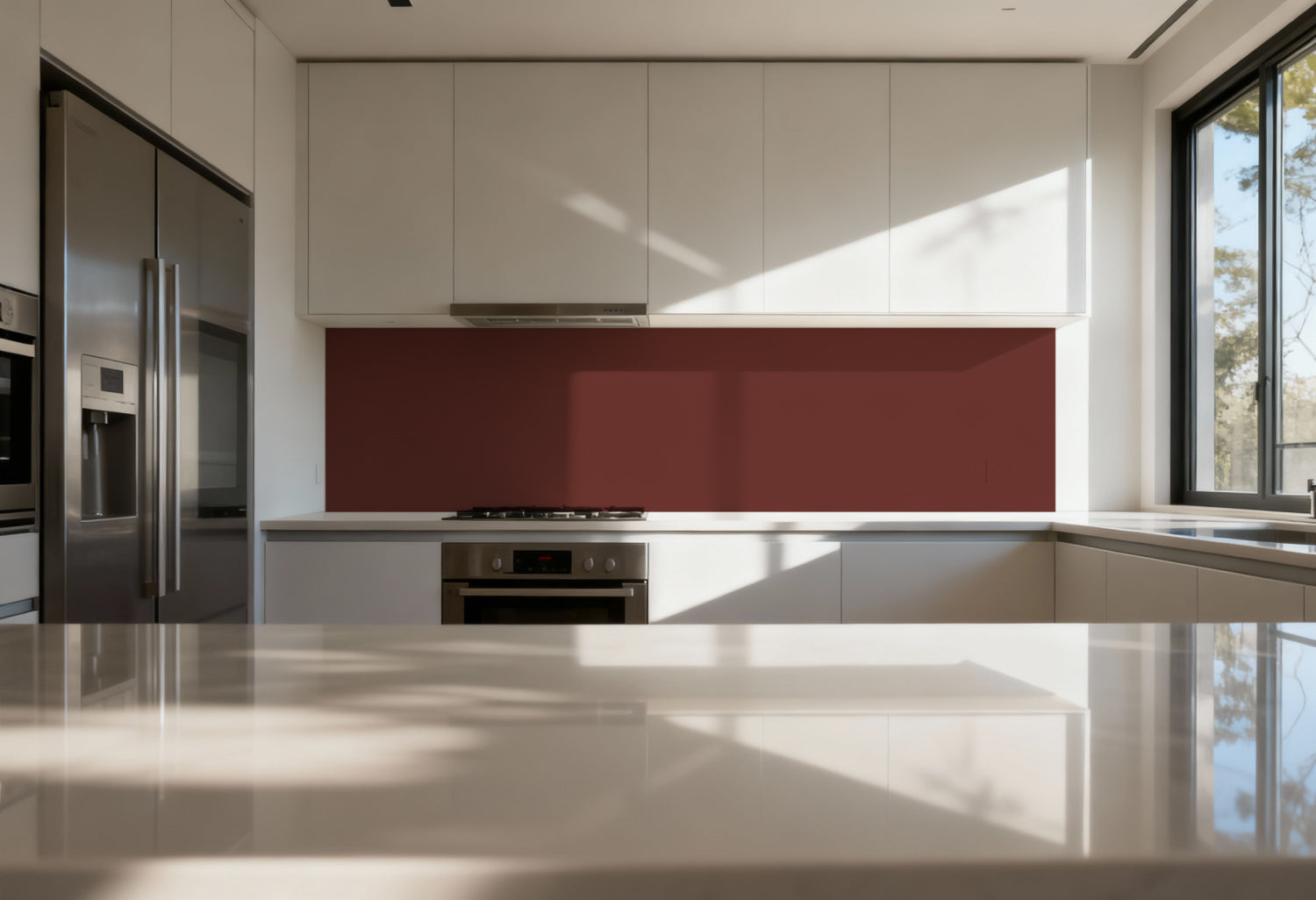 Küchenrückwand Einfarbig