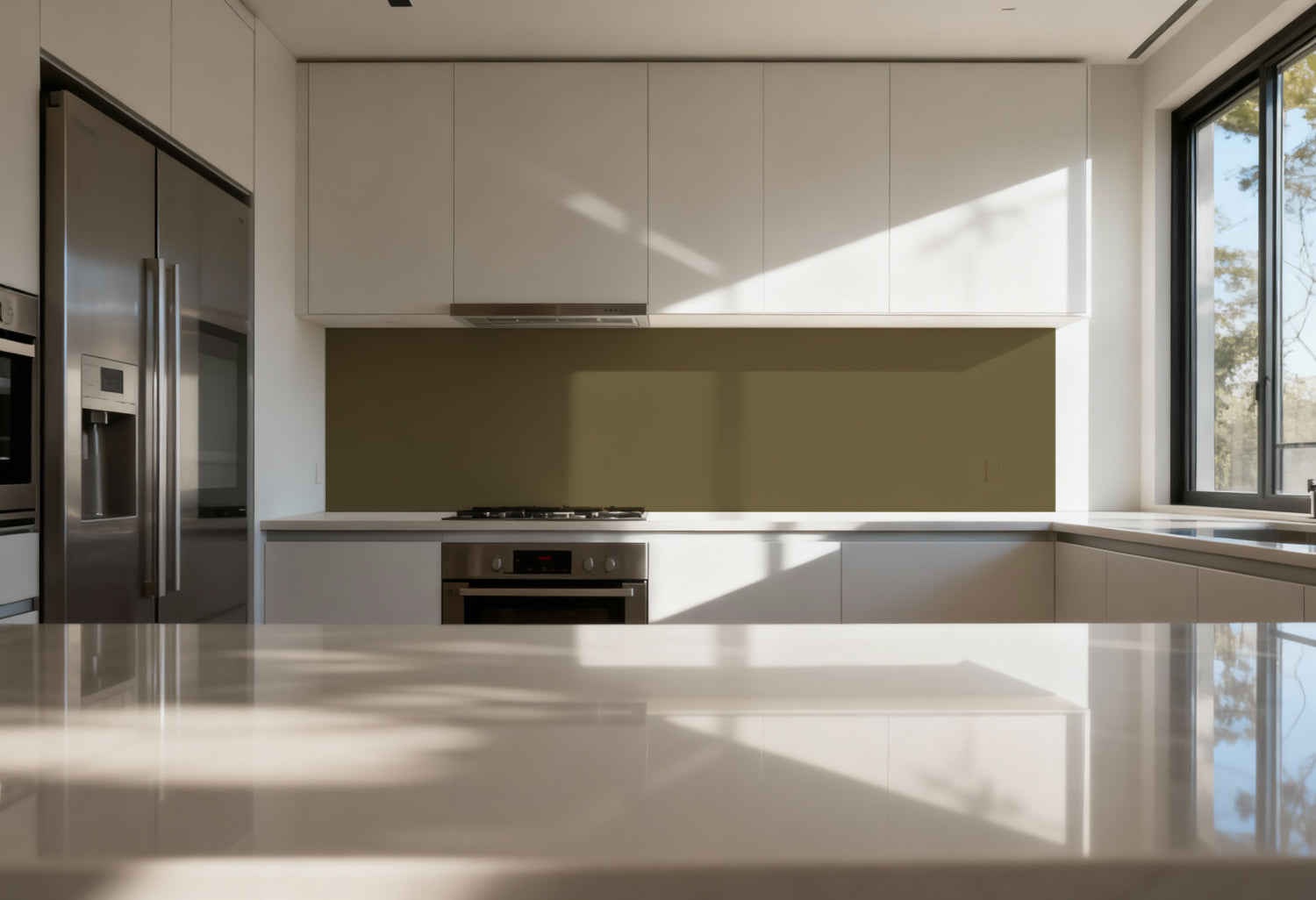 Küchenrückwand Einfarbig