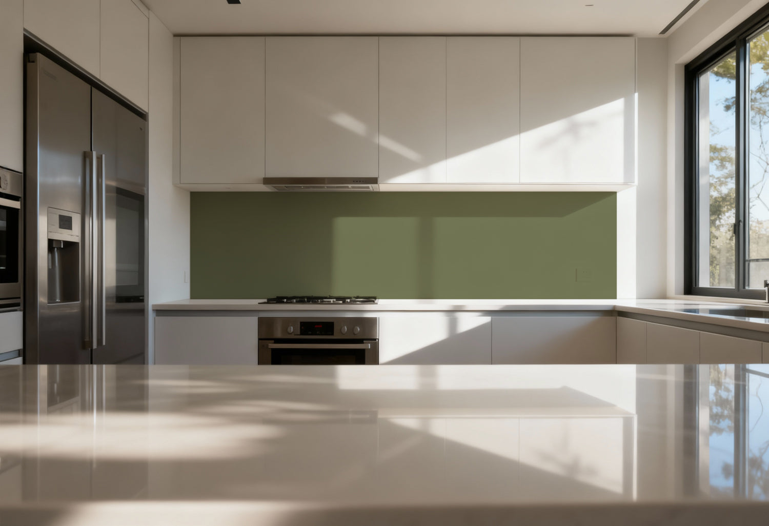 Küchenrückwand Einfarbig