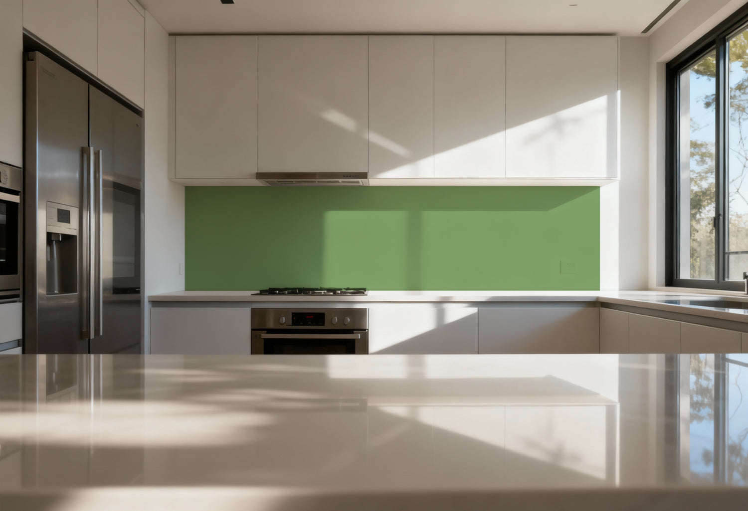 Küchenrückwand Einfarbig